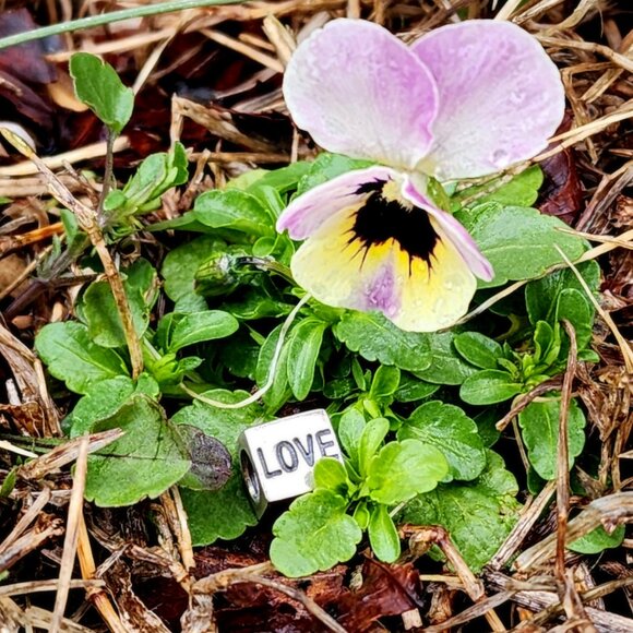 Pandora Jewelry - Pandora I Love You Charm Retired Sterling Silver with 14K Gold Love You Bead